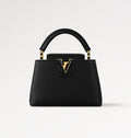 Louis vuitton capucines mini black