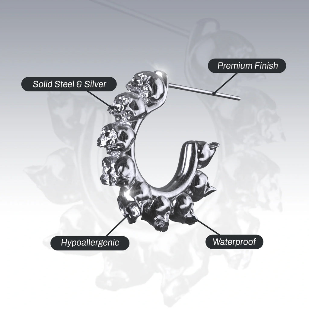 10 STAGES OF ADDICTION EARRING