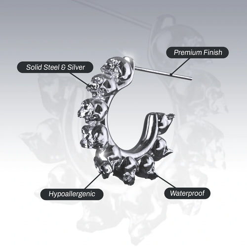 10 STAGES OF ADDICTION EARRING