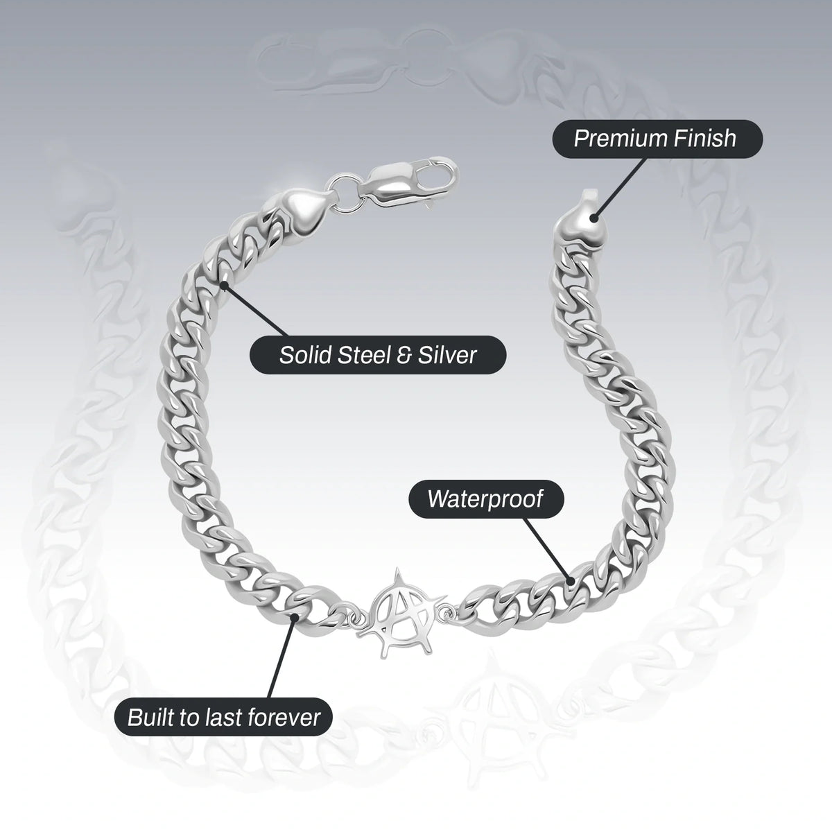 ANARCHY CUBAN BRACELET