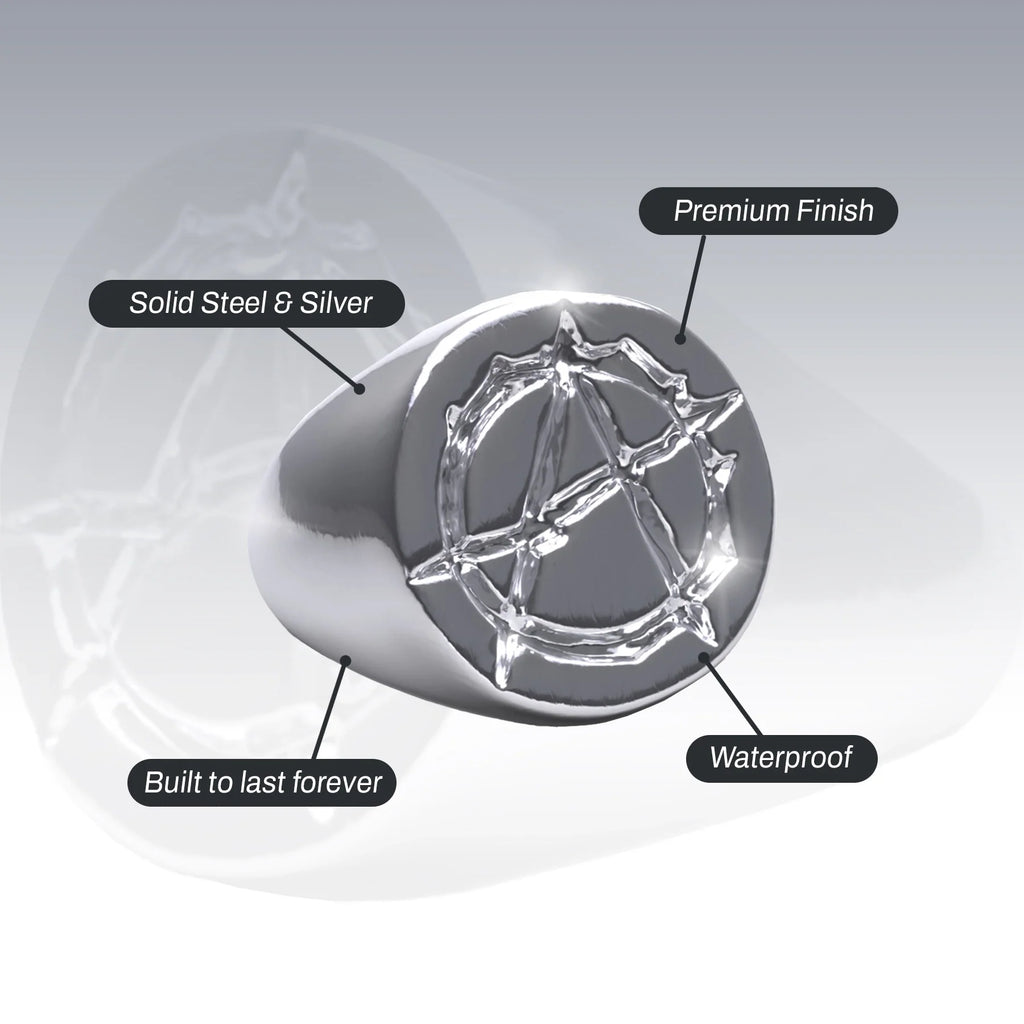 ANARCHY SIGNET RING